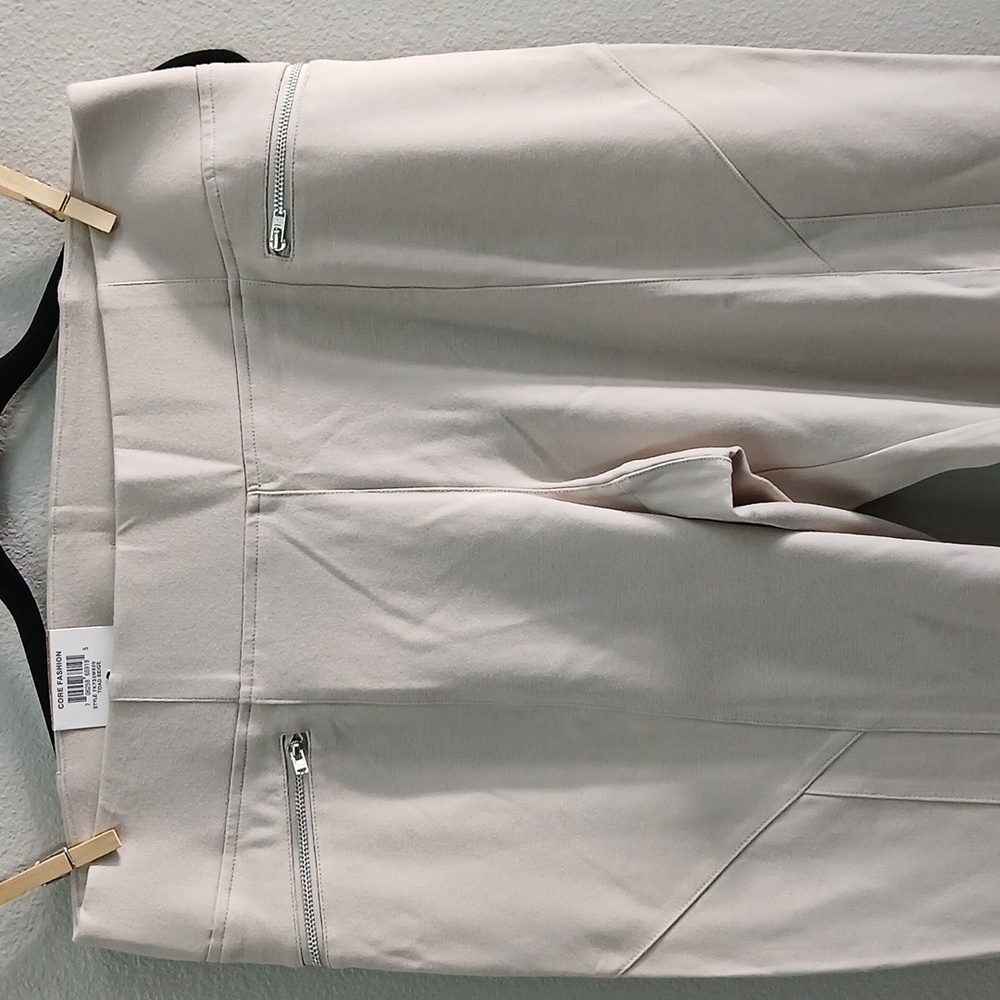 NWT INC International Zip Pocket Moto Jeggings Size 12 - Picture 3 of 8
